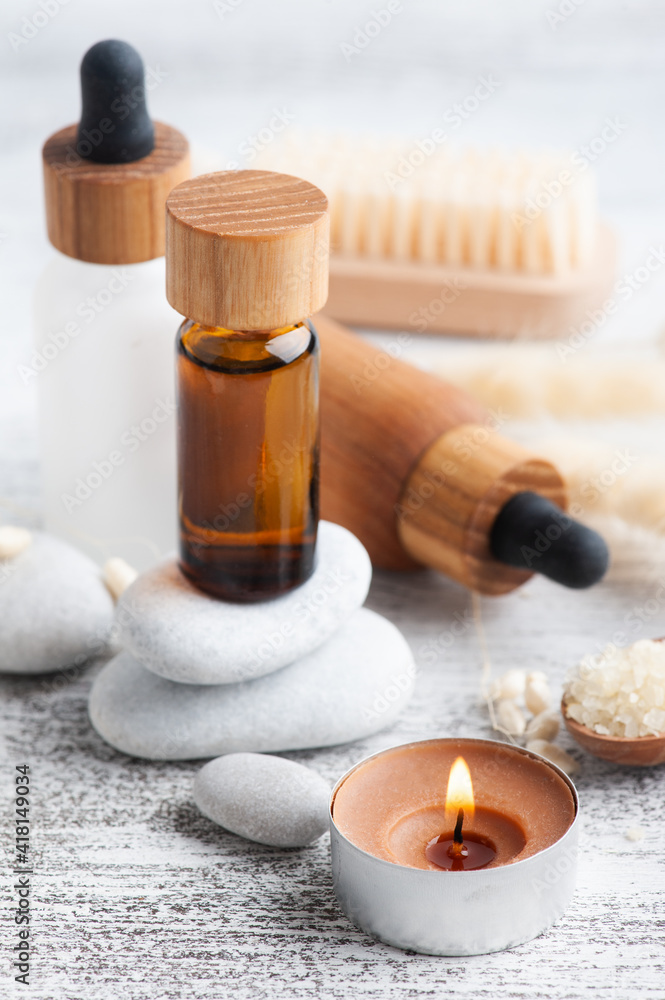 Essential oil in reusable bottles Essential oil in reusable bottles