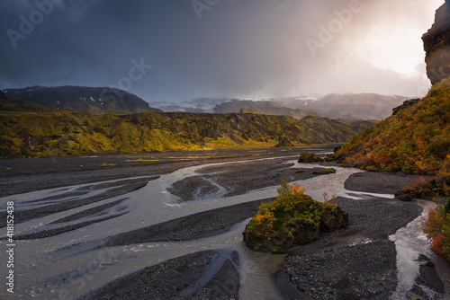 river in the mountains 
