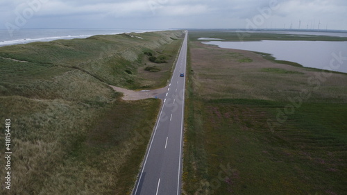 Car on the road driving  photo