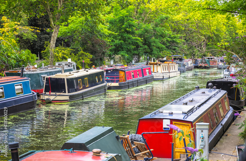 Regent's canal, Little Venice in London photo