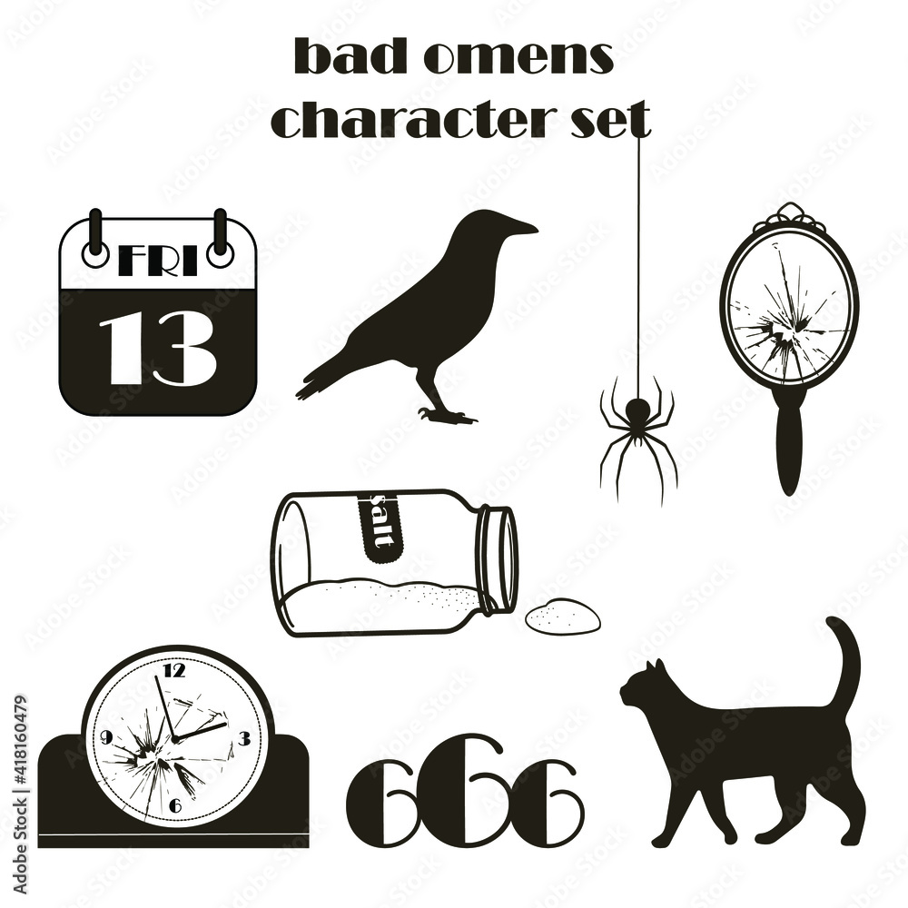 Εκτύπωση καμβά bad omens character set