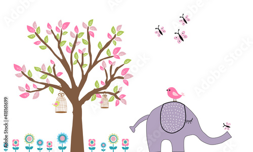 Árbol y elefante 21.