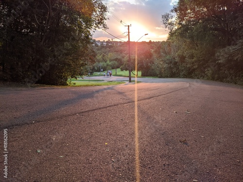 road in the park