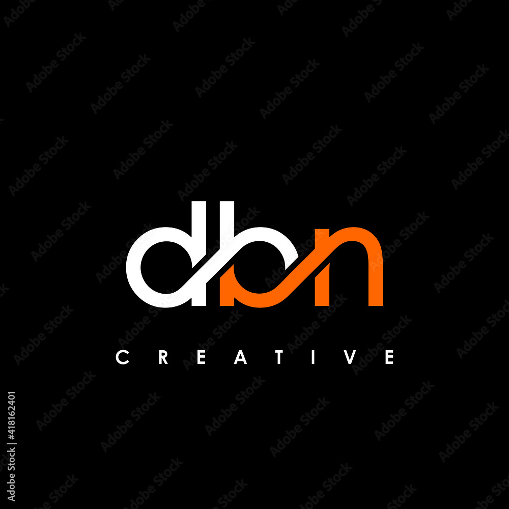 DBN Letter Initial Logo Design Template Vector Illustration