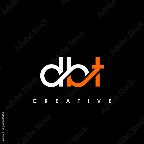 DBT Letter Initial Logo Design Template Vector Illustration photo