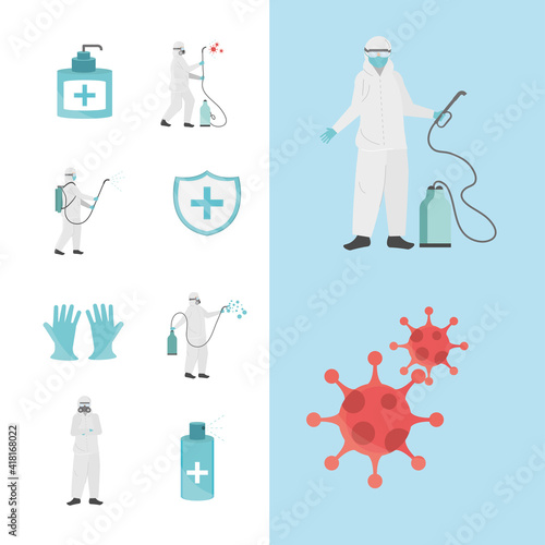 disinfect worker covid 19