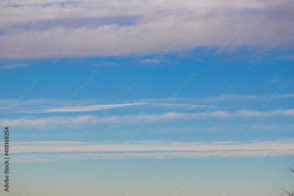 Obraz premium Image of cloud formations as background or template for sky in pictures exchange