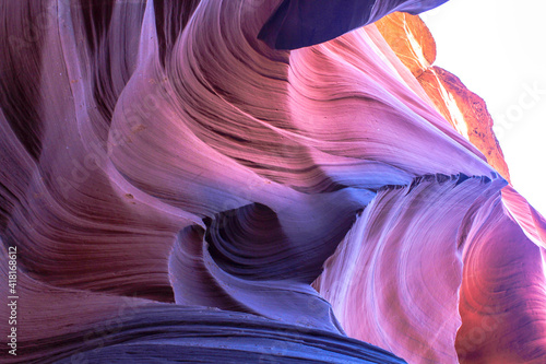 antelope canyon colorful waves