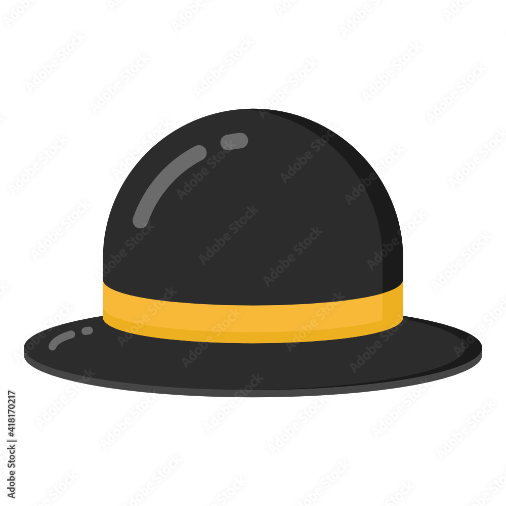 A black hat for casinos, flat icon
A black hat for casinos, flat icon
