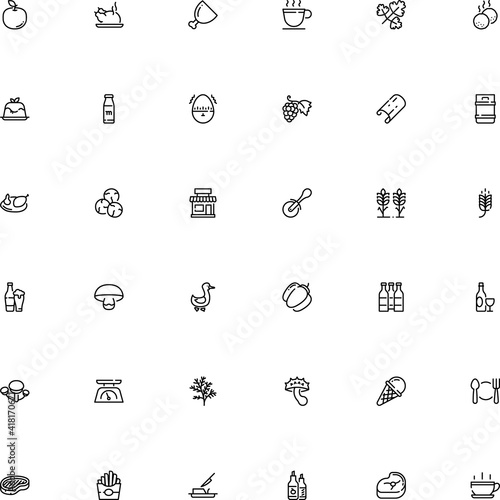 icon vector icon set such as: goose, clock, mall, wildlife, balance, strip, keg, multicolored, crop, tomato, collection, sale, city, drum, building, american, butcher, template, stopwatch, vitamin