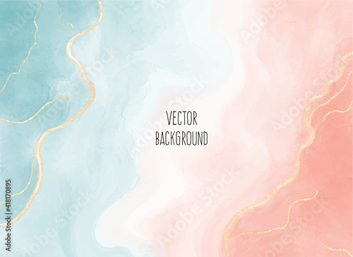 Universal vector horizontal background with gold glitter and space for text	