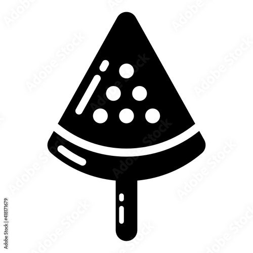 
A watermelon lolly, ice lolly flat vector download

