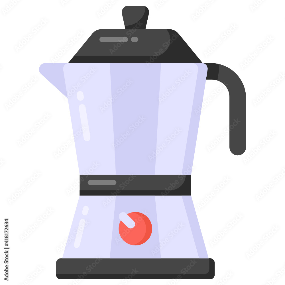 Coffee blender in flat style icon, editable vector
Coffee blender in flat style icon, editable vector