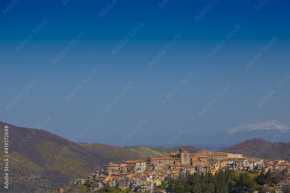 Scandriglia in the province of Rieti