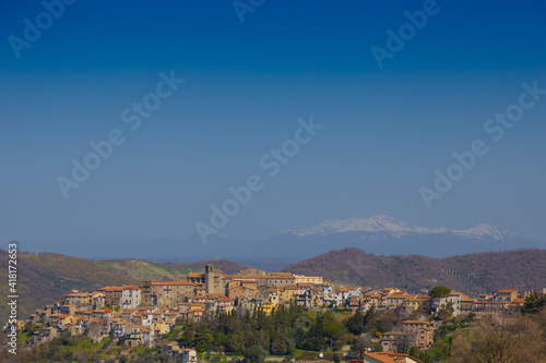 Scandriglia in the province of Rieti © ivanods