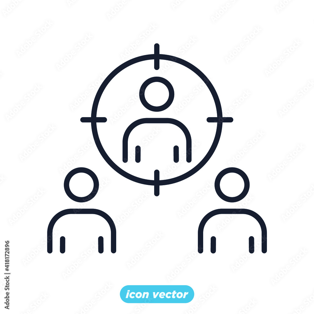 head hunting icon. head hunting business management symbol template for graphic and web design collection logo vector illustration head hunting icon. head hunting business management symbol template for graphic and web design collection logo vector illustration