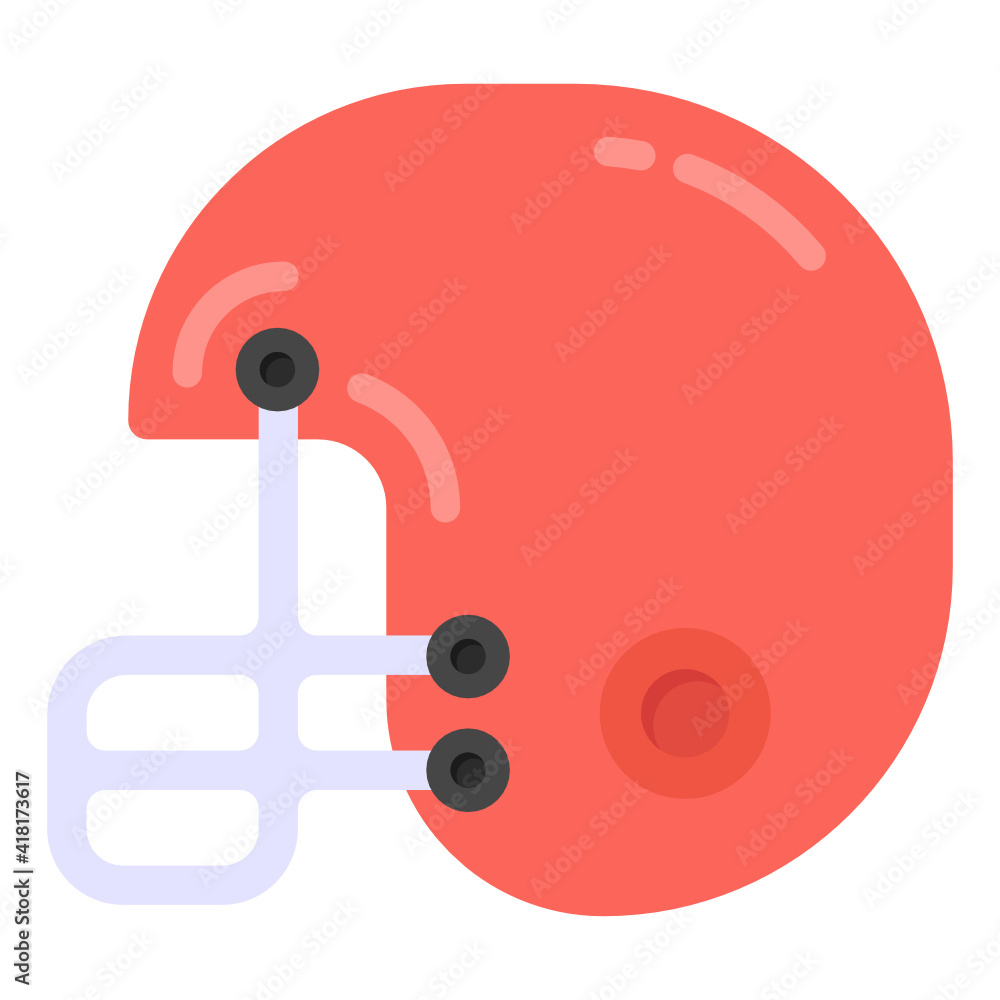 
Sports helmet icon design in modern editable style, sports accessory 

