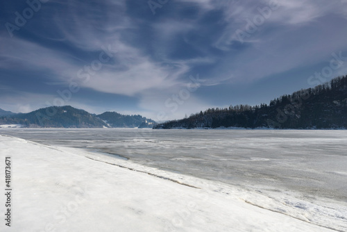 winter in the mountains