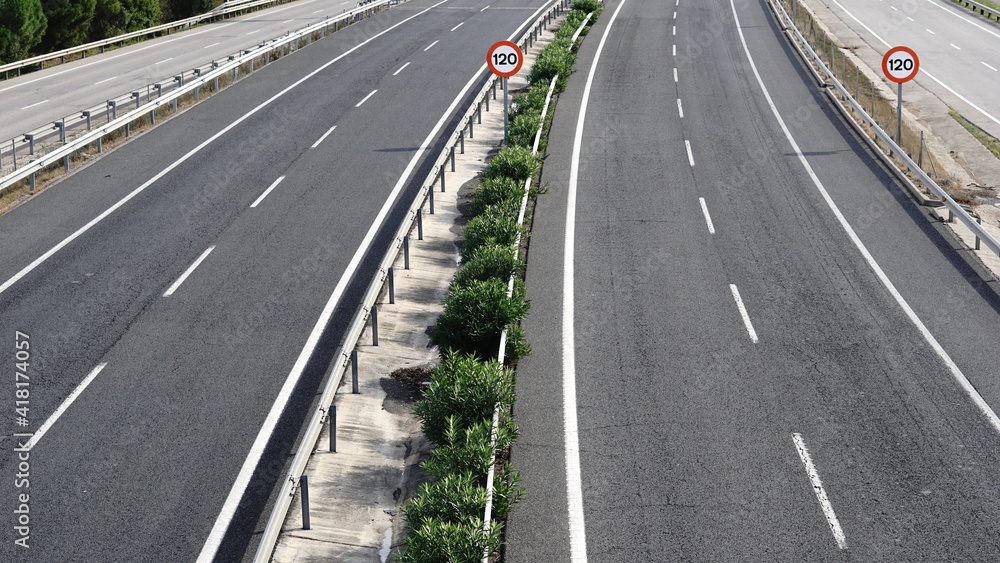 empty car highway lanes without cars empty car highway lanes without cars