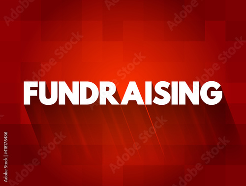 Fundraising text quote, concept background