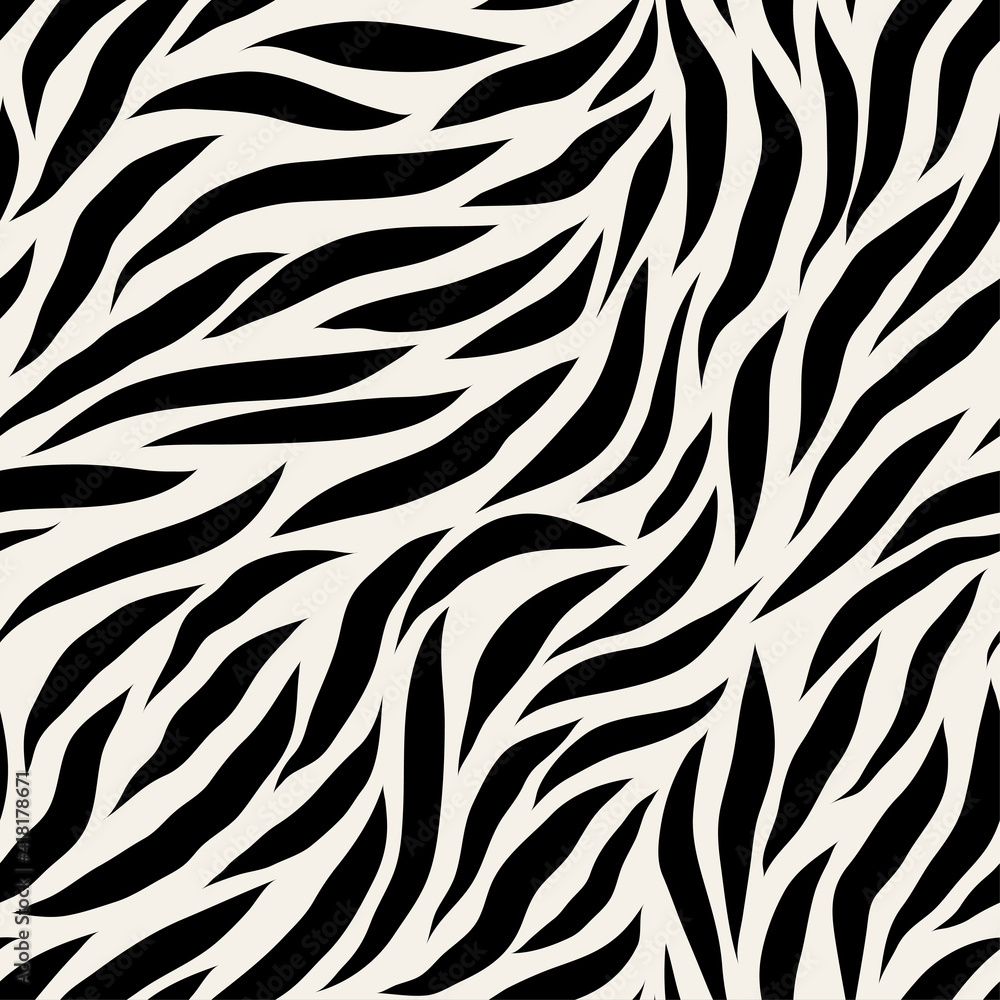 Seamless pattern with linear waves. Endless stylish texture. Ripple repeating background. Natural stylized veins. Can be used as swatch for illustrator.