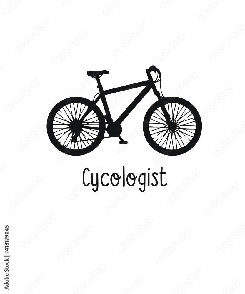 Bicycle biker custom typography vector for t- shirt, template, icon, image, infographic, minimal, logotype graphic design. Bicycle biker custom typography vector for t- shirt, template, icon, image, infographic, minimal, logotype graphic design.