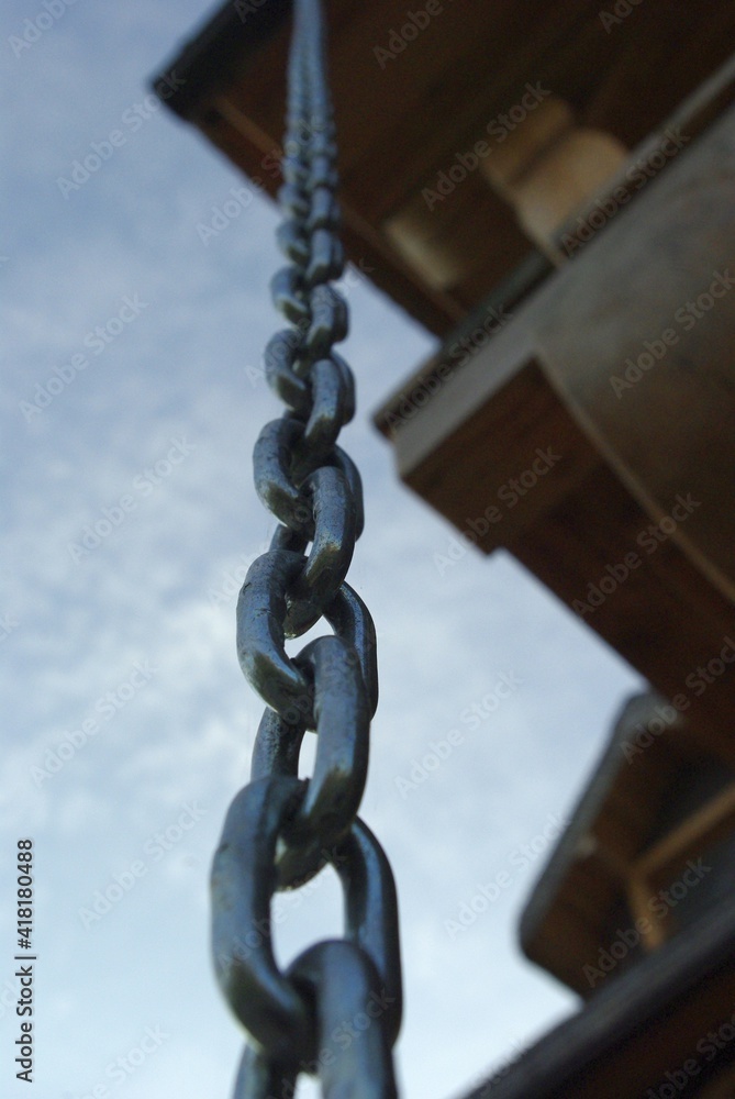 chain and hook on sky chain and hook on sky