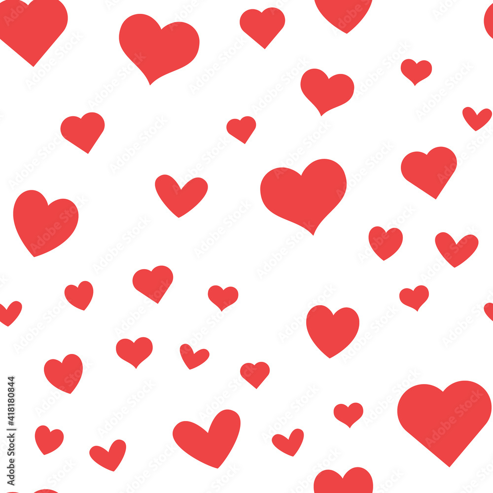 Hearts vector icon seamless pattern. Love texture background for valentine's day. Hearts vector icon seamless pattern. Love texture background for valentine's day.