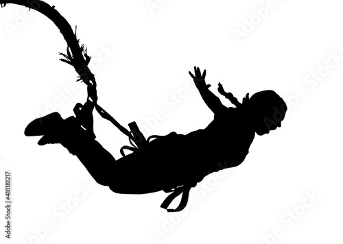 Canvas Print Saut à l'élastique