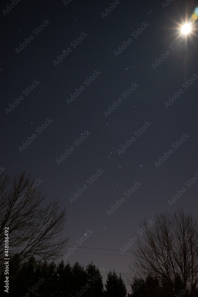 night sky with stars night sky with stars