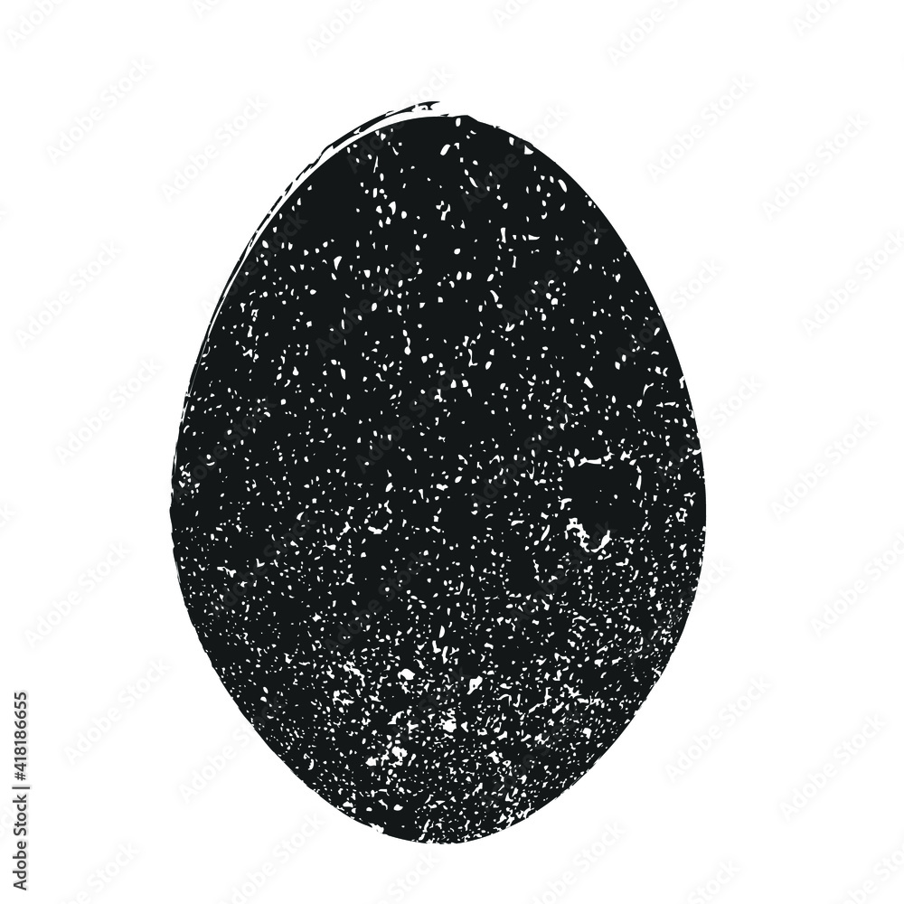 Distressed Oval Post Stamp . Vector Illustration . Easter egg texture Distressed Oval Post Stamp . Vector Illustration . Easter egg texture