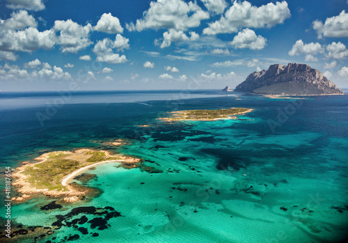 L isola di Tavolara con l isola Piana e isola Cavalli, Sardegna, porto san paolo