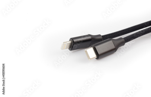 USB type C to lightning cable, universal computer cable connector, USB C conector , Ligntning connector
