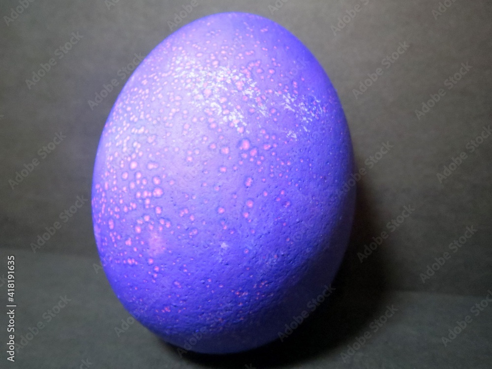 Purple and Blue Easter Egg Purple and Blue Easter Egg