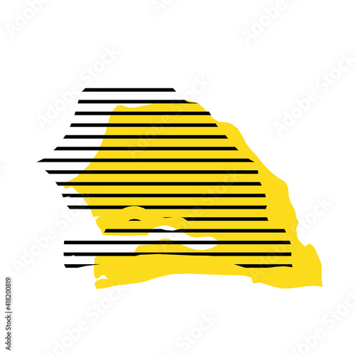 Senegal - country silhouette
