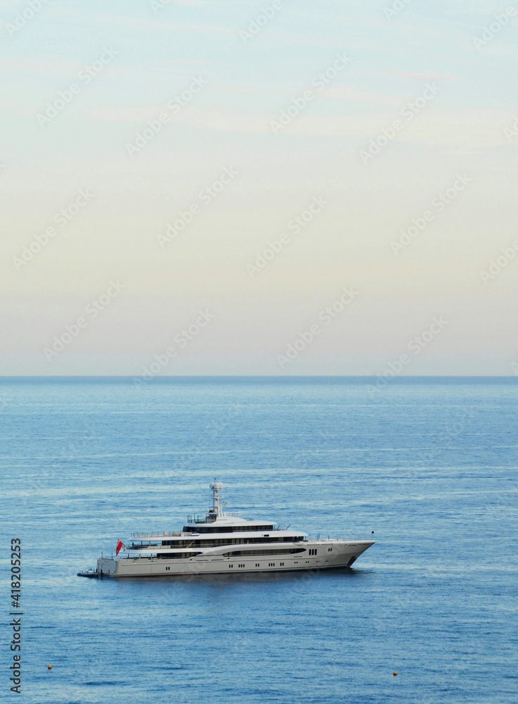 boat on the sea of cote d'azur