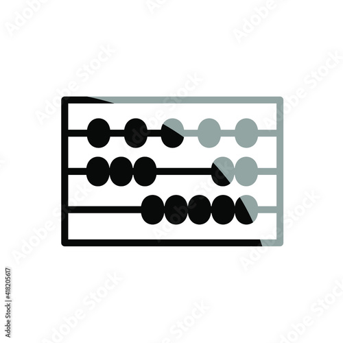 Illustration Vector graphic of abacus icon