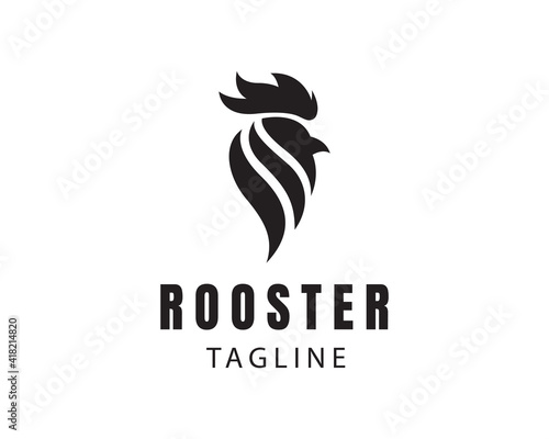 rooster logo head rooster logo