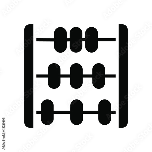 Illustration Vector graphic of abacus icon
