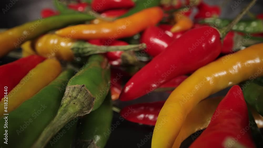 Rawit Chili peppers in close-up - food photography Rawit Chili peppers in close-up - food photography