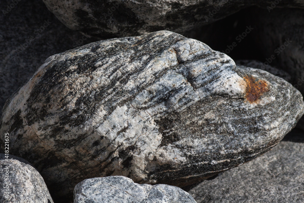 Hornblende granite rocks, California. Hornblende granite rocks, California.