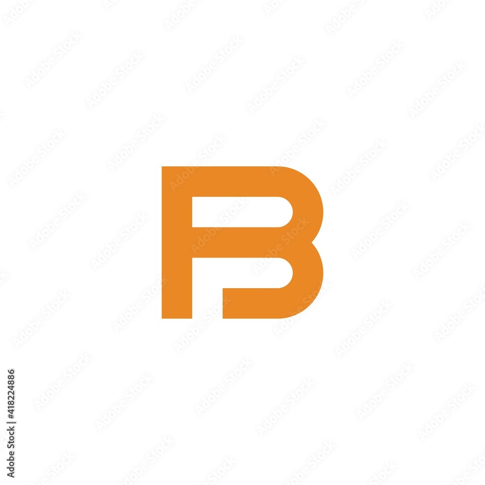 Monogram letter FB. luxurious, simple, simple and elegant. logo design vector Monogram letter FB. luxurious, simple, simple and elegant. logo design vector