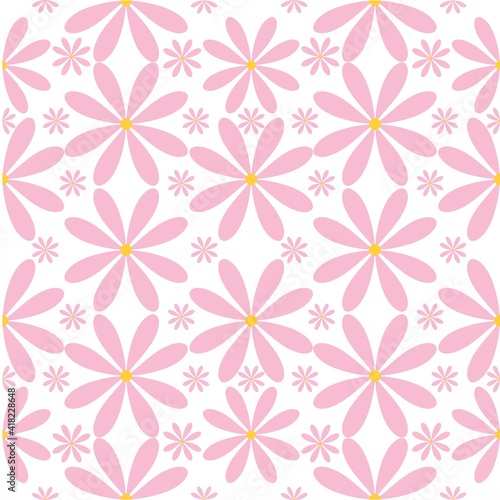 Wallpaper Mural seamless floral pattern Torontodigital.ca