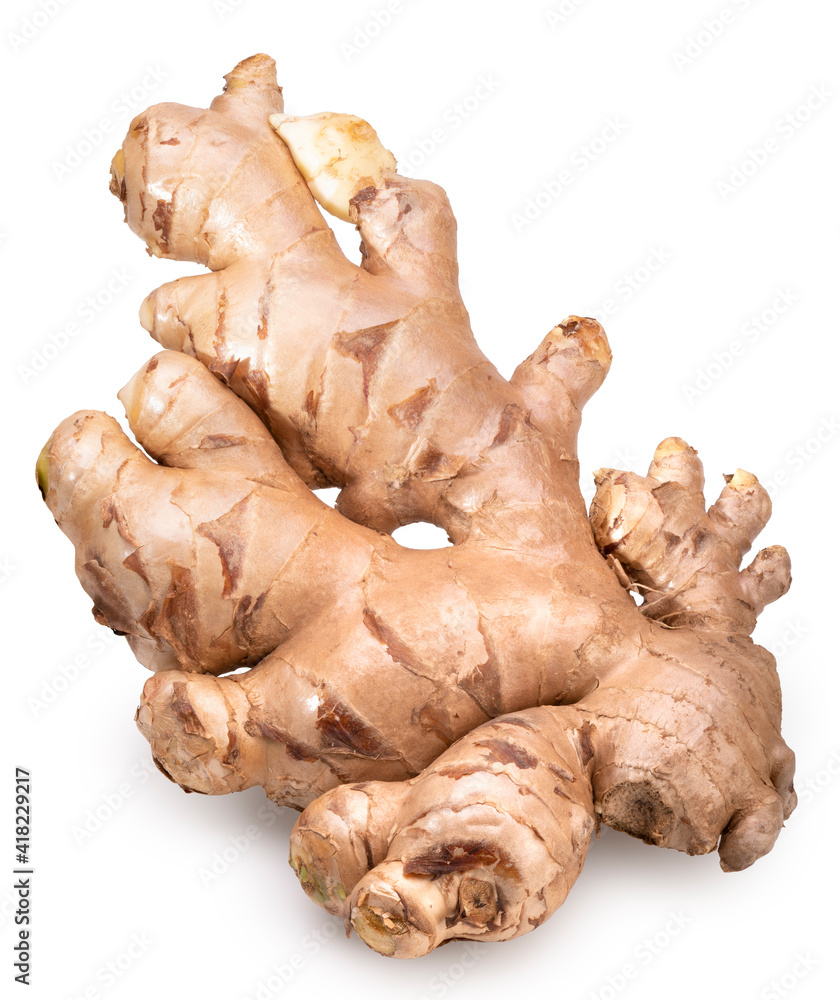 Fresh ginger isolated on white background, Ginger root on white background With clipping path. Fresh ginger isolated on white background, Ginger root on white background With clipping path.