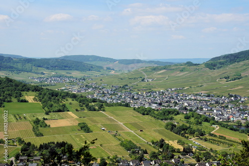 Moselle Valley Near Kröv And Kindel