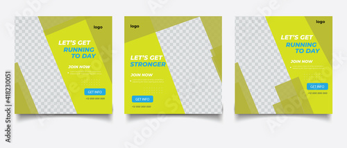 social media post Special athlete sport template