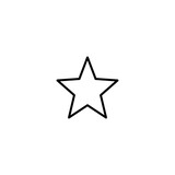 Star  icon vector for web, computer and mobile app