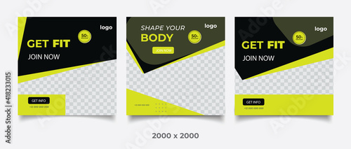 social media post Special athlete sport template