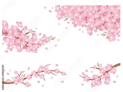 桜のイラスト さくら サクラ 春