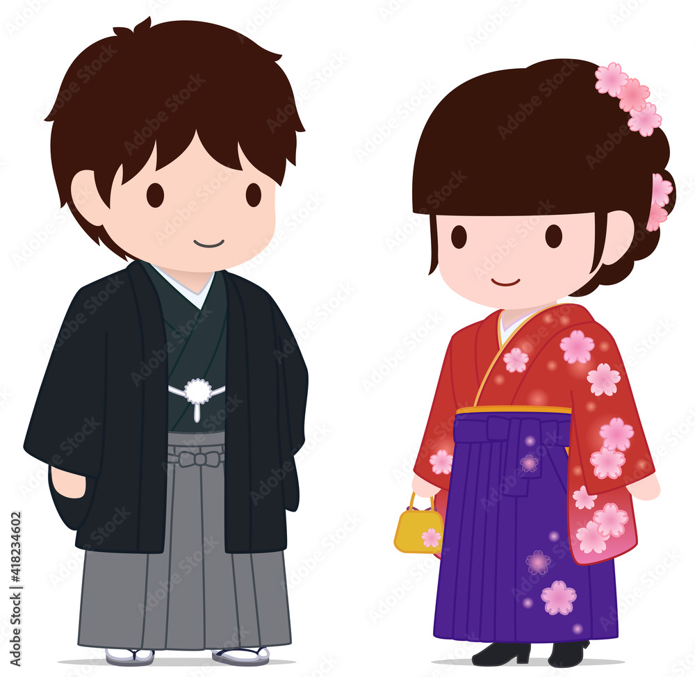 可愛い恋人たち　袴で待ち合わせ　タイプC